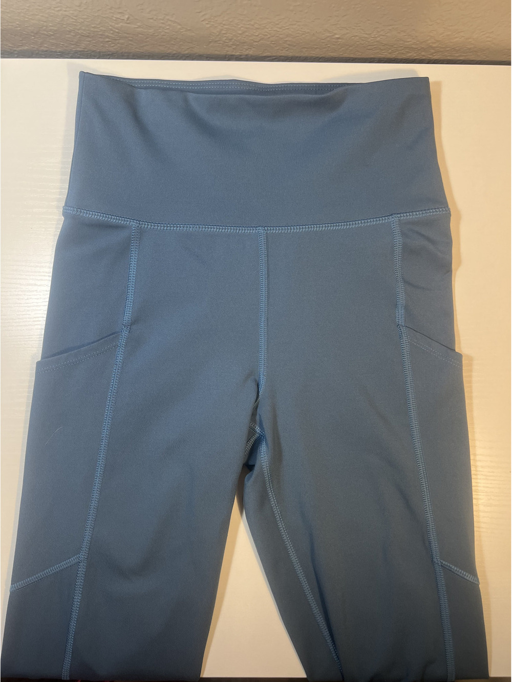 American Eagle Everything Pocket Leggings Womenβs Small Blue High Rise